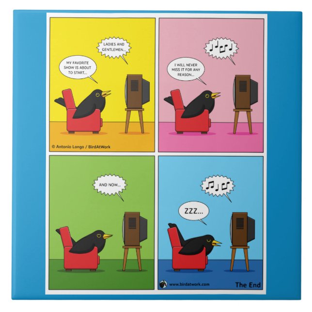 I Will Never Sleep Comic Kakelplatta (Framsidan)