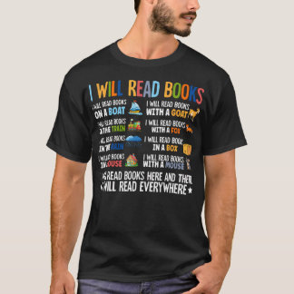 I Will Read Books On A Boat Fun Reading Lover Desi T Shirt