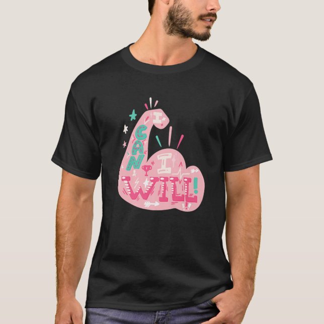 I Will Self Love Motivational T Shirt (Framsida)