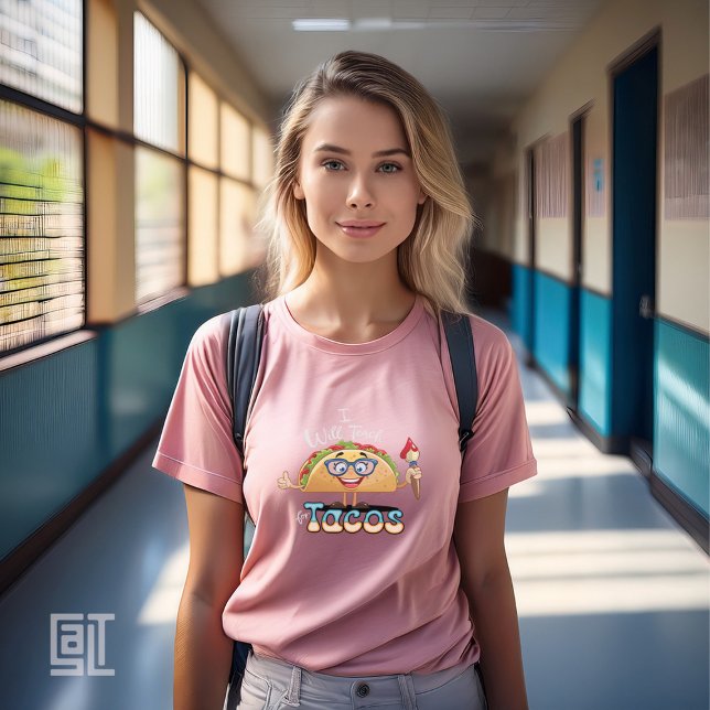 I will Teach for Tacos Art Teacher Female T Shirt (Skapare uppladdad)