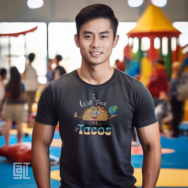 I will Teach for Tacos Teacher Female History  T Shirt (Skapare uppladdad)