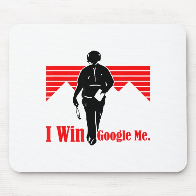 I Win Google Me Motivational Retro Silhouette Shir Musmatta (Framsidan)