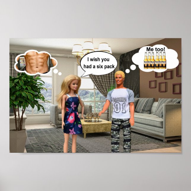 I wish you had a six pack. poster (Framsidan)