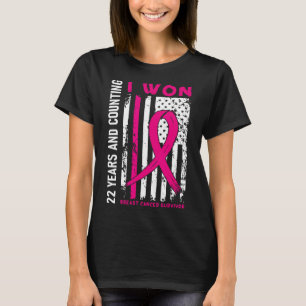 I Won Bröstcancer överlevande 22-årsdagen C T Shirt