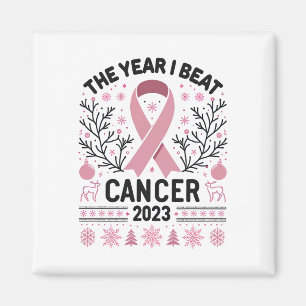 I Won Bröstcancer överlevande Women 2025 Funny Chr Magnet