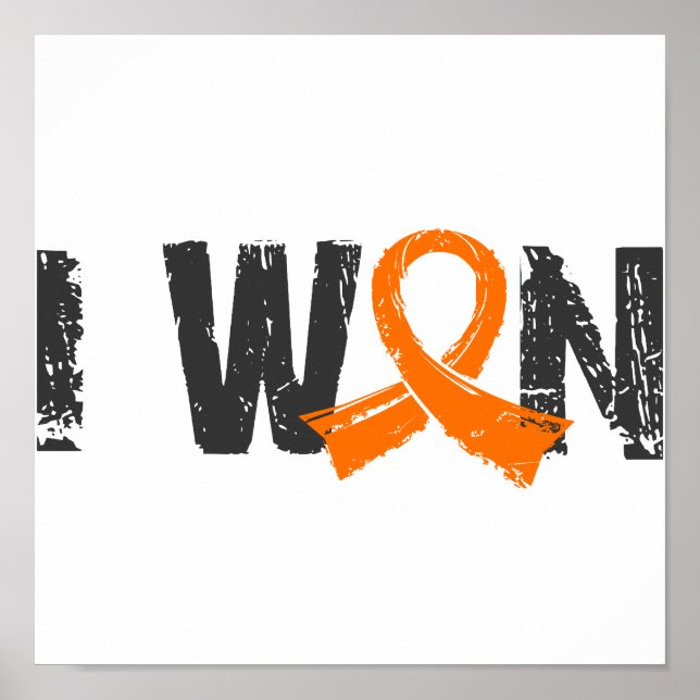 I Won Leukemia Poster (Framsidan)