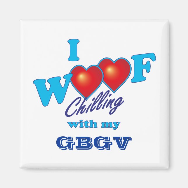 I Woof GBGV Magnet (Framsidan)