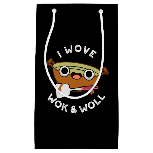 I Wove Wok and Woll Funny China Wok Pun Mörk BG (Framsidan)