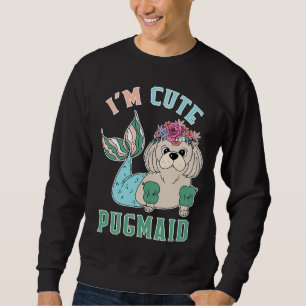 I&x27;m Cute Pugmaid Essential T-Shirt 179 Lång Ärmad Tröja