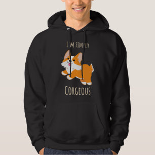 I X M Corgous Corgi Illustration Hoodie