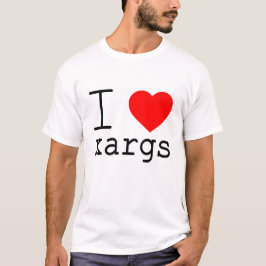 I ❤️ xargs t shirt