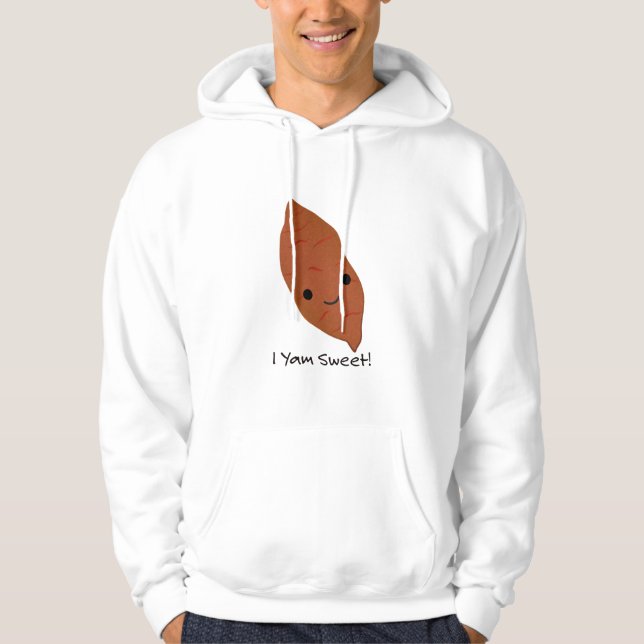I Yam Sweet Potato Hoodie (Framsida)