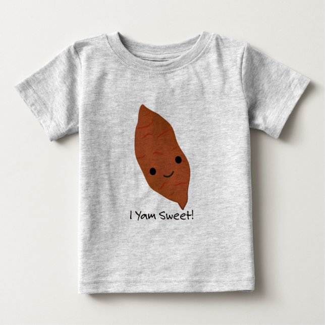 I Yam Sweet Potato T Shirt (Framsida)
