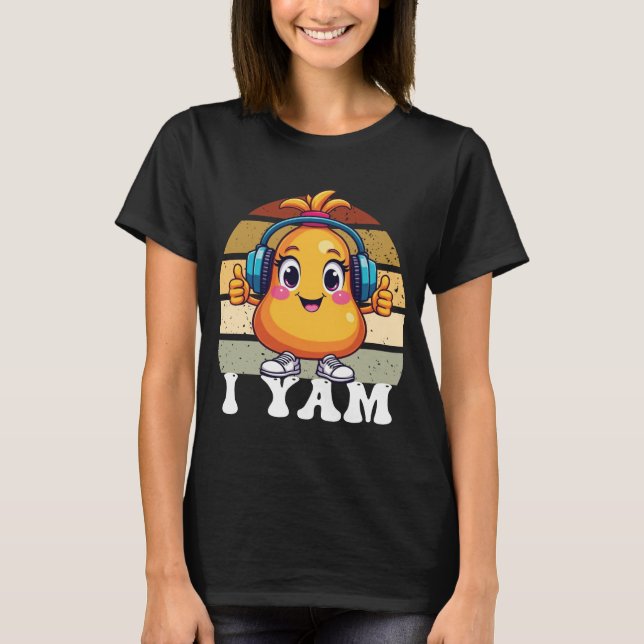 I YAM T SHIRT (Framsida)