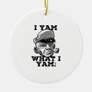 I Yam What I Yam Classic MemDesign Julgransprydnad Keramik