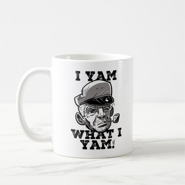 I Yam What I Yam Classic MemDesign Kaffemugg (Vänster)