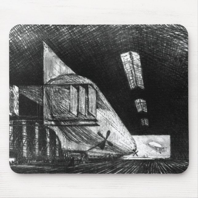 I Zeppelin Shed, Leipzig - Joseph Pennell Musmatta (Framsidan)