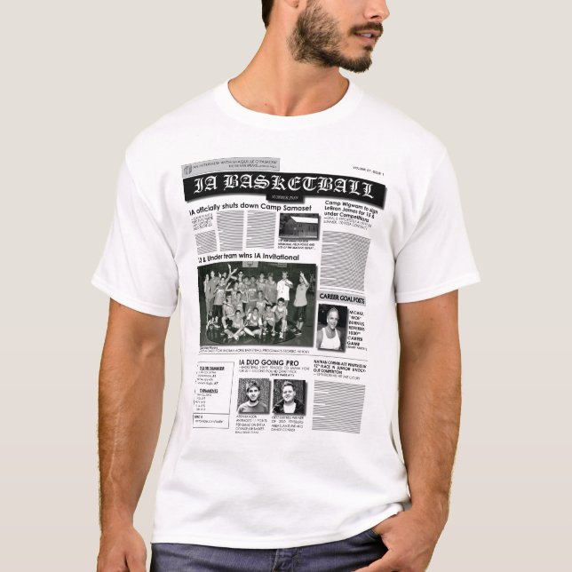 IA-basket 2010 Tee Shirt (Framsida)