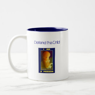 IAAP försvarar barnet Två-Tonad Mugg