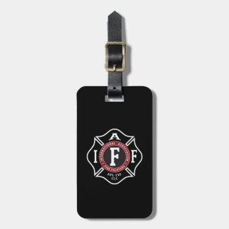 IAFF/Firefighter Maltesisk Kor-bagagemärkning Bagagebricka