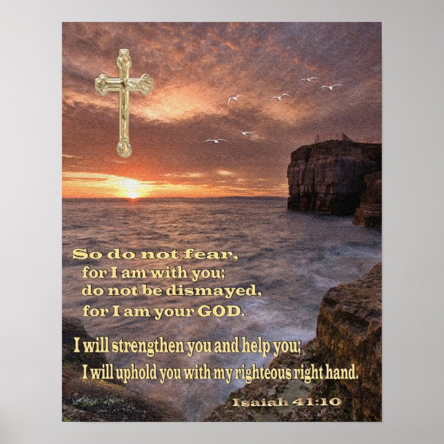 Iaiah 41 10 Kristian poster (Framsidan)