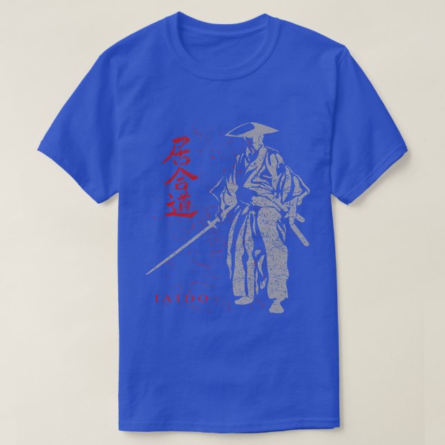 IAIDO Martial Arts, Samurai, Ronin (2) T Shirt (Design framsida)