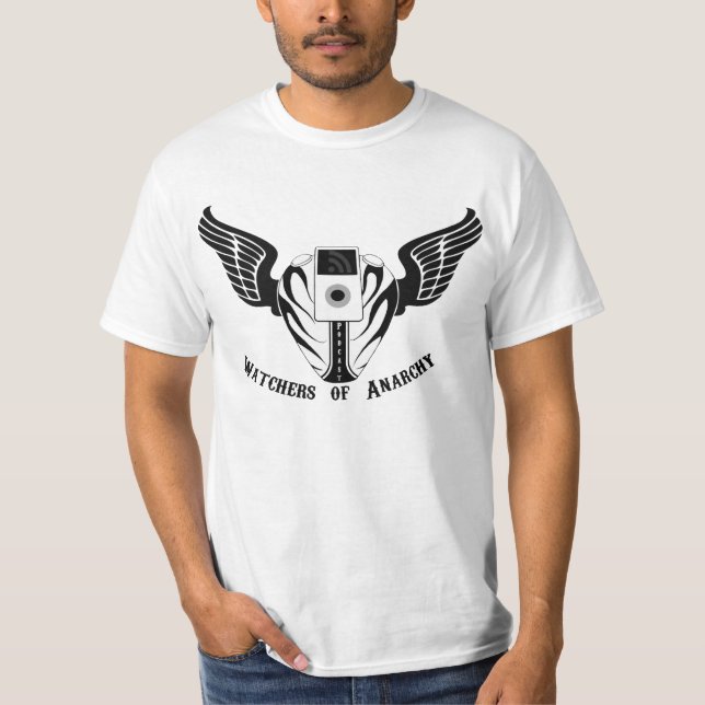Iakttagare av anarkiskjortan tee shirt (Framsida)