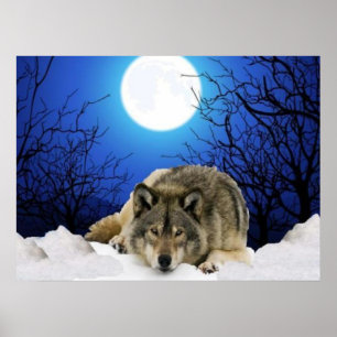 Iakttagarevargaffischen Poster