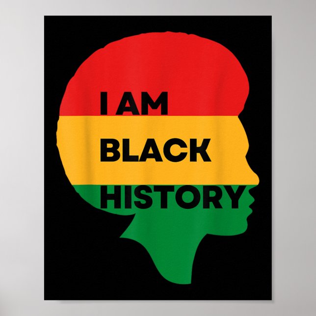 Iam Black History, Black History Month, Pride of Poster (Framsidan)