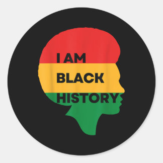 Iam Black History, Black History Month, Pride of Runt Klistermärke