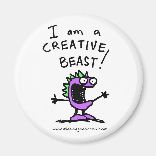 iamabeast_logotyp magnet (Framsidan)