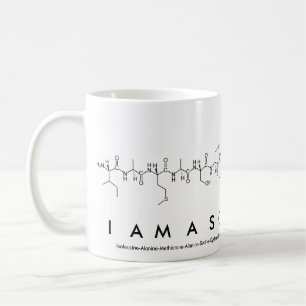 IAmAScientist peptide namn mugg