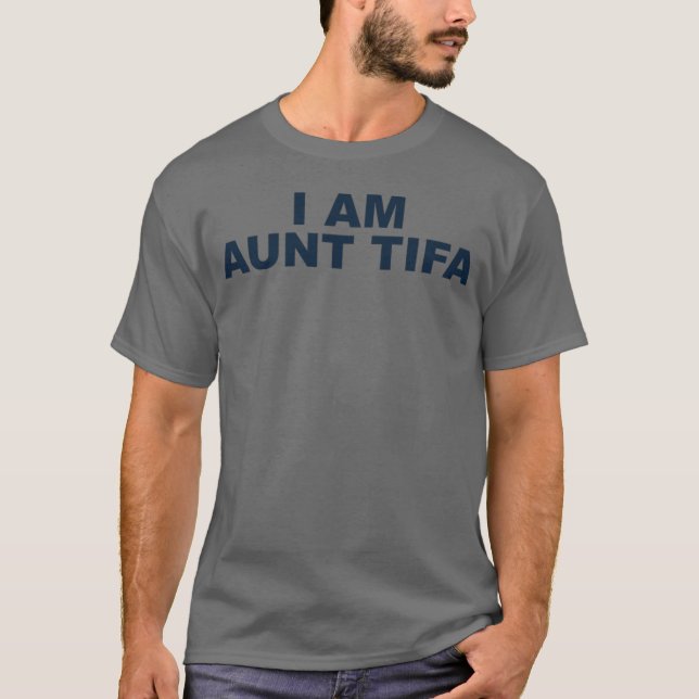 IAmAuntTifa grafisk retro T Shirt (Framsida)