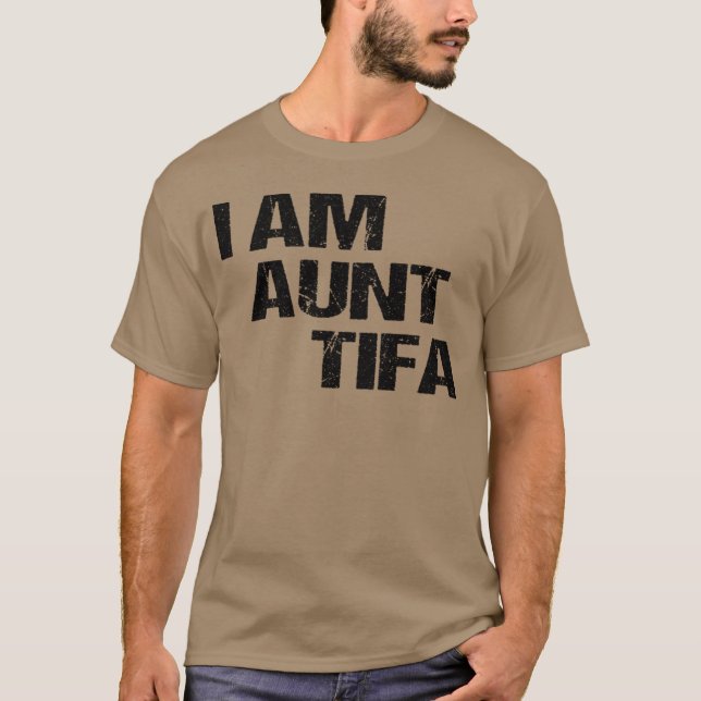 IAmAuntTifa grafisk rolig T Shirt (Framsida)