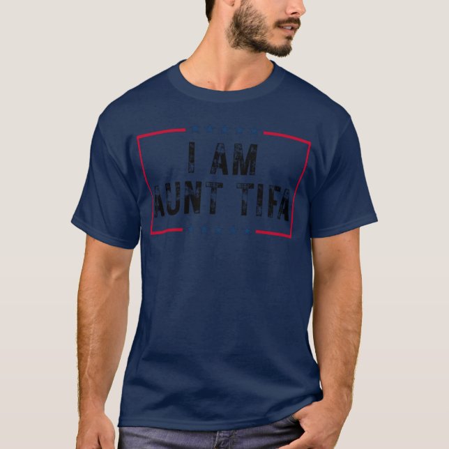 IAmAuntTifa vintage rolig T Shirt (Framsida)