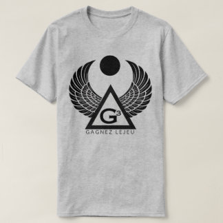 IAMG3 Manifestation Bära T-Shirt (svart på Grått)
