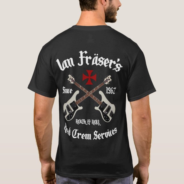 Ian Fraser's Road Crew Services 1967 Lemmy Shirt T (Baksida)