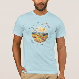 IAN peptide, Måne 9 med anpassningsbar, ljus T Shirt