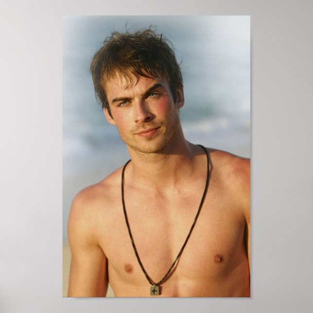 Ian Somerhalder Damon Salvatore Poster (Framsidan)