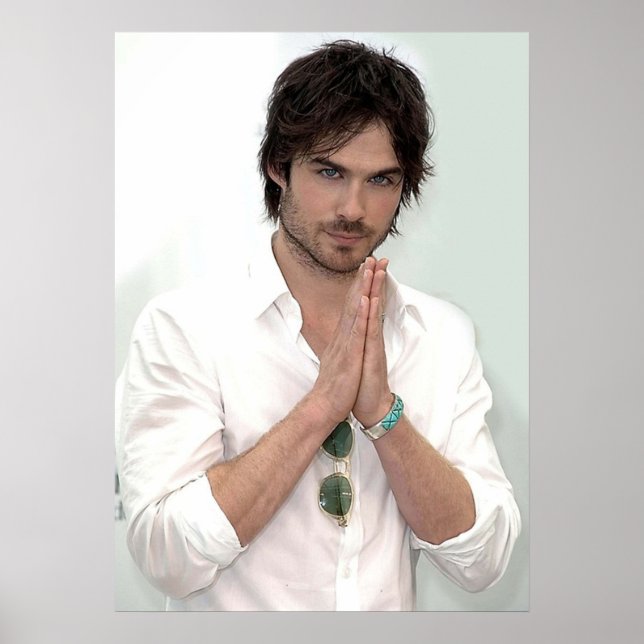 Ian Somerhalder Damon Salvatore Poster (Framsidan)