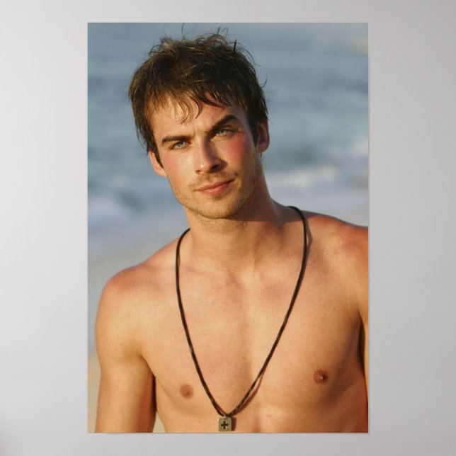 Ian Somerhalder Shirtless Poster (Framsidan)