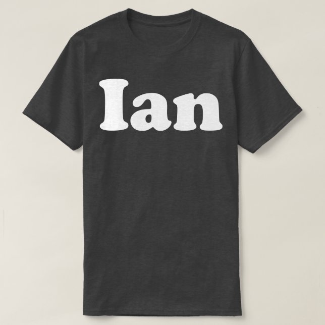 Ian T Shirt (Design framsida)