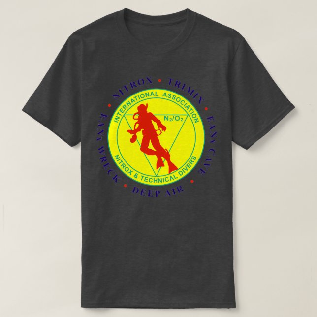 IANTD T SHIRT (Design framsida)