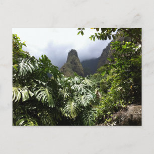 Iao Nål i Iao Valley State Park, Maui, Hawaii Vykort
