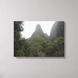 Iao-nålen på Maui, Hawaii Canvastryck