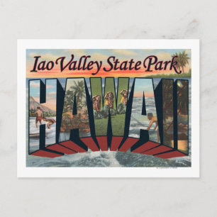 Iao Valley State Park, Hawaii Vykort