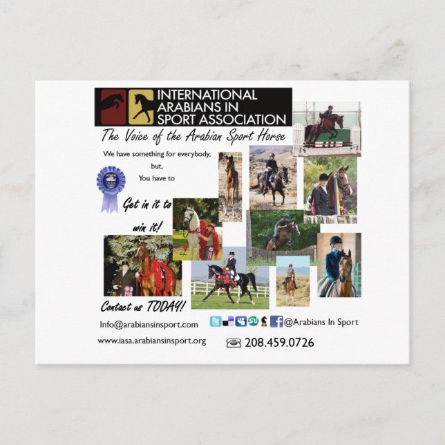 IASA-vykort Inbjudan Vykort (Framsida)