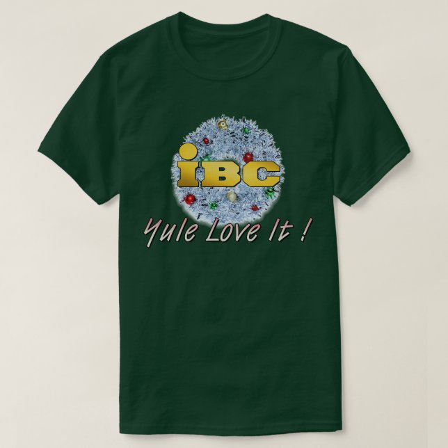 IBC Yule Kärlek IT T Shirt (Design framsida)