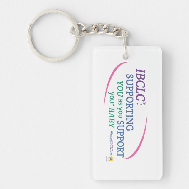 IBCLC®-dag (engelska) Keychain, Nyckelring (Framsidan)
