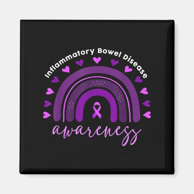 Ibd Warrior - Inflammatorisk tarmsjukdom medvetenh Magnet (Framsidan)